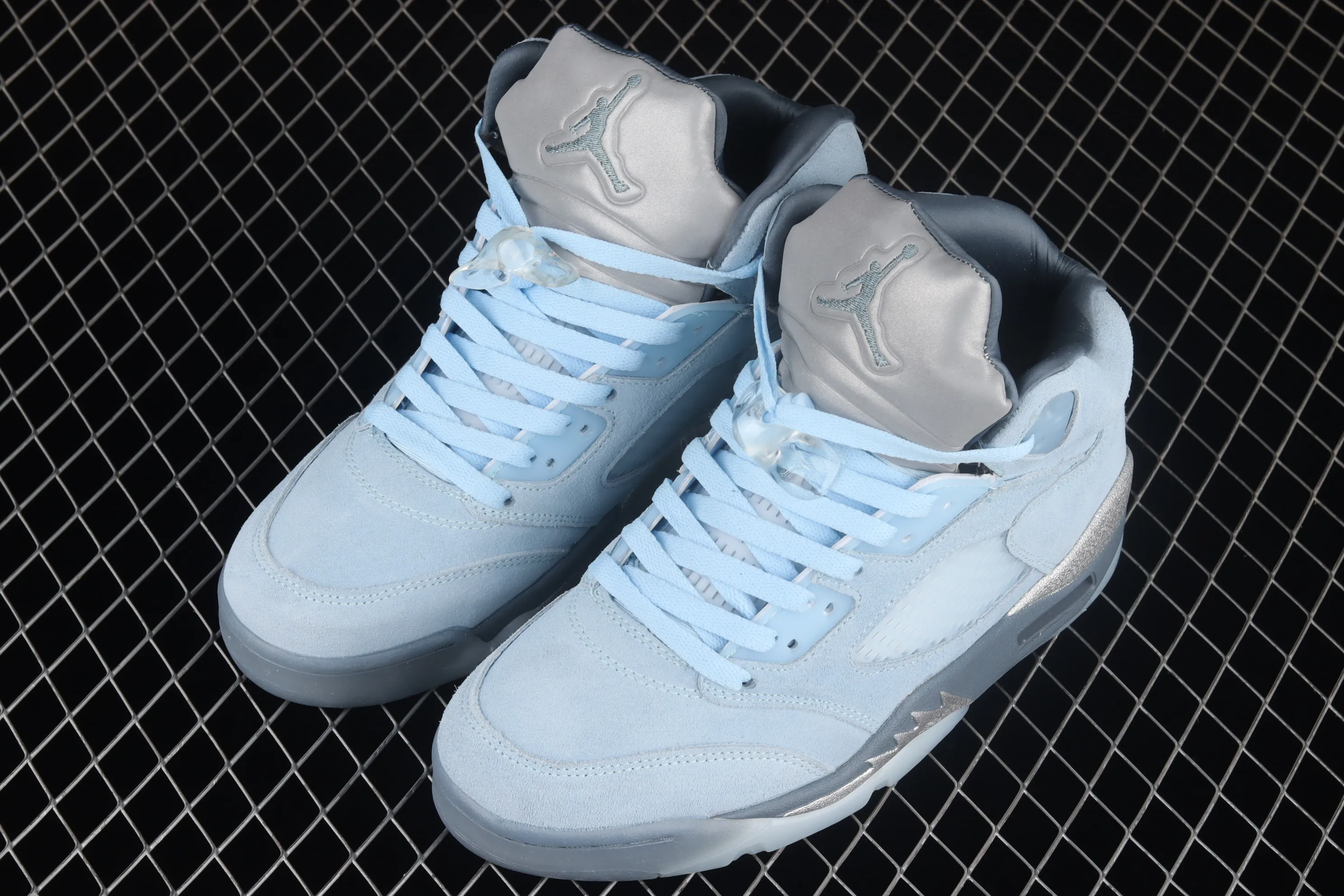 All categories Air Jordan Jordan series basketball shoes Air Jordan 5 Air Jordan 5 Retro "Bluebird" AJ5 Joe Lake Blue DD9336-400